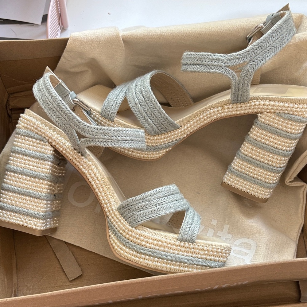 Dolce vita pearl heels
